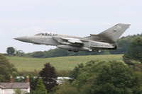 RAF Tornado F3 ZE728 performs missed approaches at Halfpenny Green