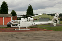Aerospatiale SA-341G Gazelle G-CDJT at Halfpenny Green Wolverhampton Airport