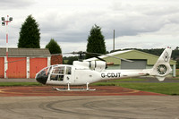 Aerospatiale SA-341G Gazelle G-CDJT at Halfpenny Green Wolverhampton Airport