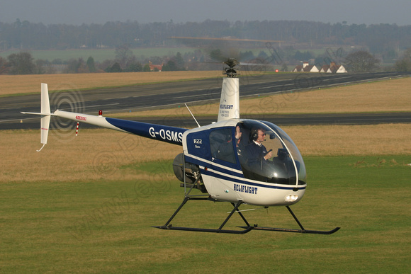 Wolverhampton Halfpenny Green Airport Photos: Resident Helicopters &emdash; G-OSMS Robinson R22 Beta c/n 1528