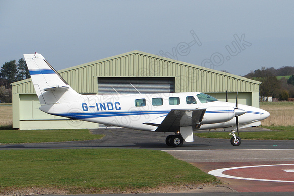 G-INDC Cessna T303 Crusader  c/n T303-00122