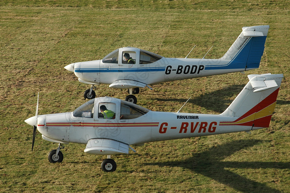 G-BODP & G-RVRP Piper PA-38-112 Tomahawk